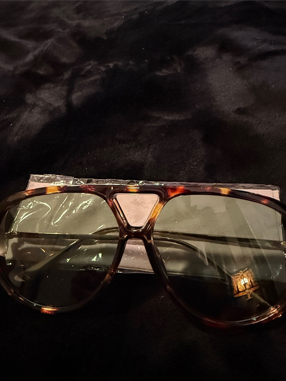 Tortoiseshell Lena Mega Aviator Women's Sunglasses - Brown - Picture 2 of 7